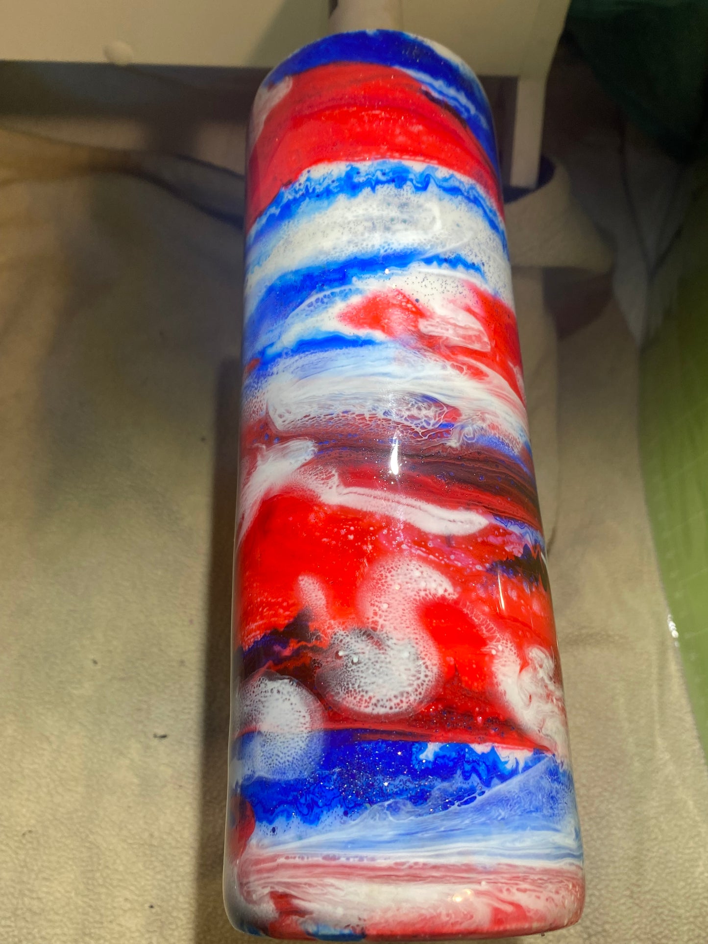 Pre Made 30z July 4th Skinny Tumbler