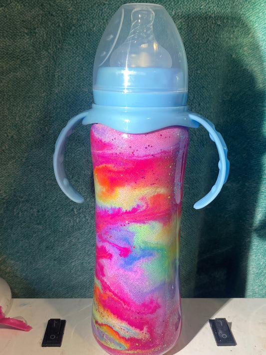 8oz Rainbow Baby Bottle