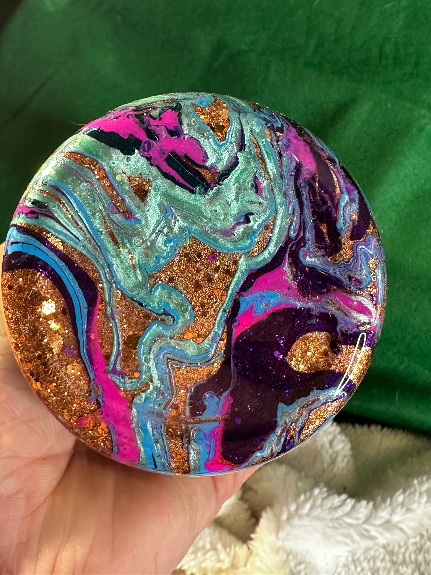 20oz Water Marble Skinny Tumbler