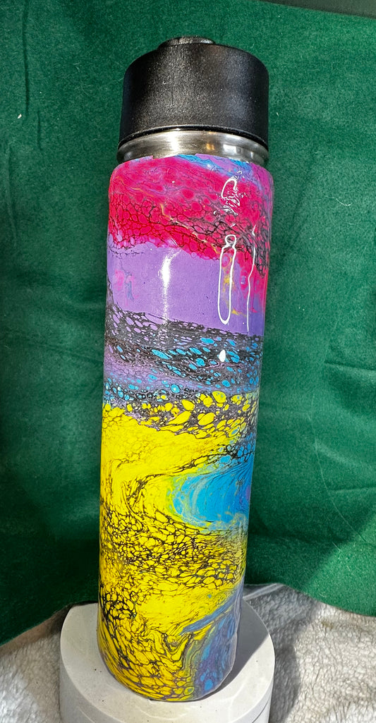 20oz Hydro Fluid Art Tumbler